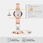 Women Automatic Mother Of Pearl Dial Analog Stainless Steel Watch AR60096