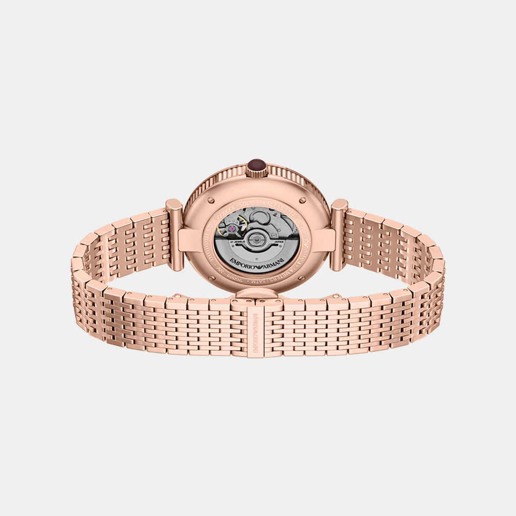 Women Automatic Mother Of Pearl Dial Analog Stainless Steel Watch AR60096