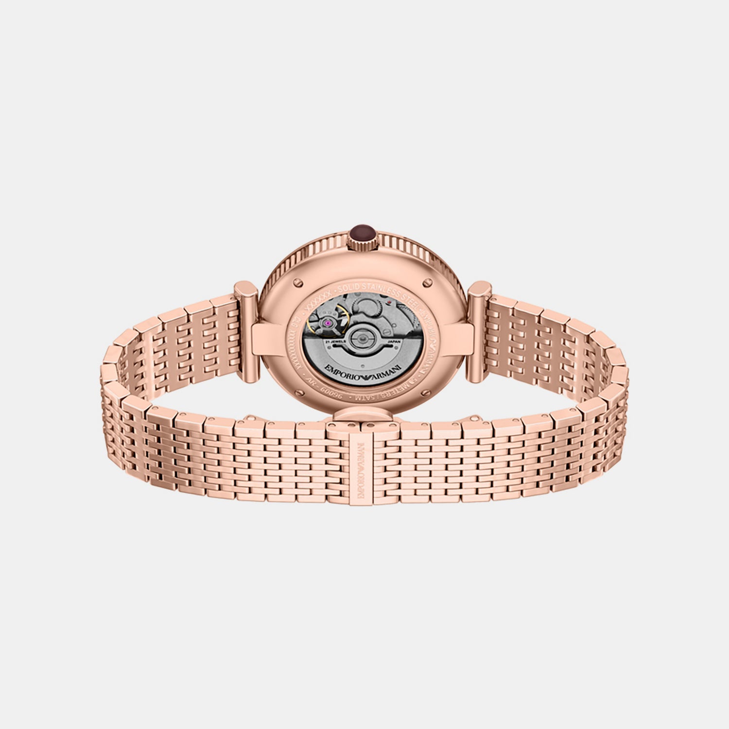 Women Automatic Mother Of Pearl Dial Analog Stainless Steel Watch AR60096
