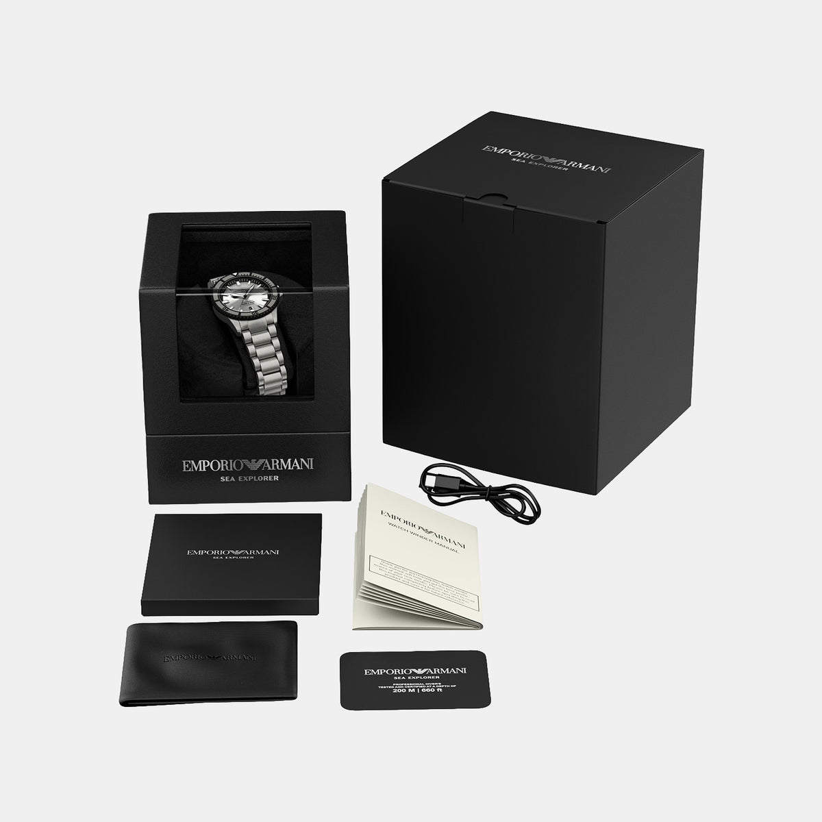 Sea Explorer Limited Edition Men Automatic Grey Dial Analog Titanium Watch AR60099