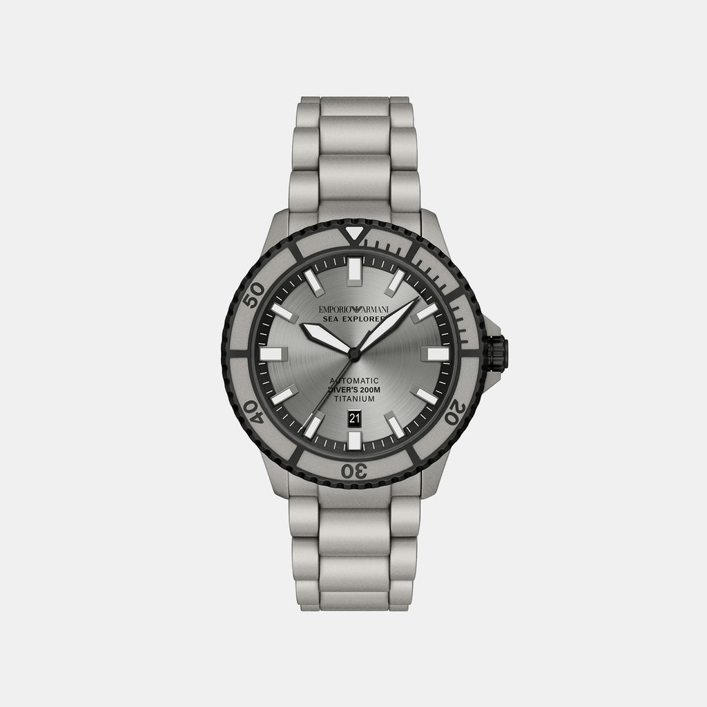 Sea Explorer Limited Edition Men Automatic Grey Dial Analog Titanium Watch AR60099