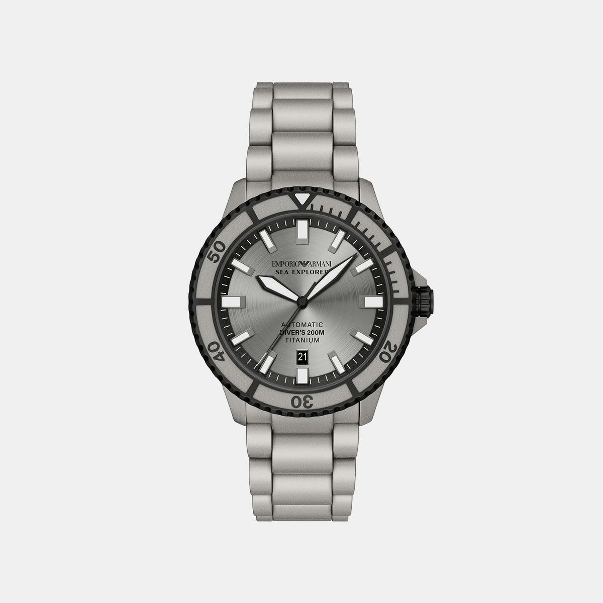Sea Explorer Limited Edition Men Automatic Grey Dial Analog Titanium Watch AR60099