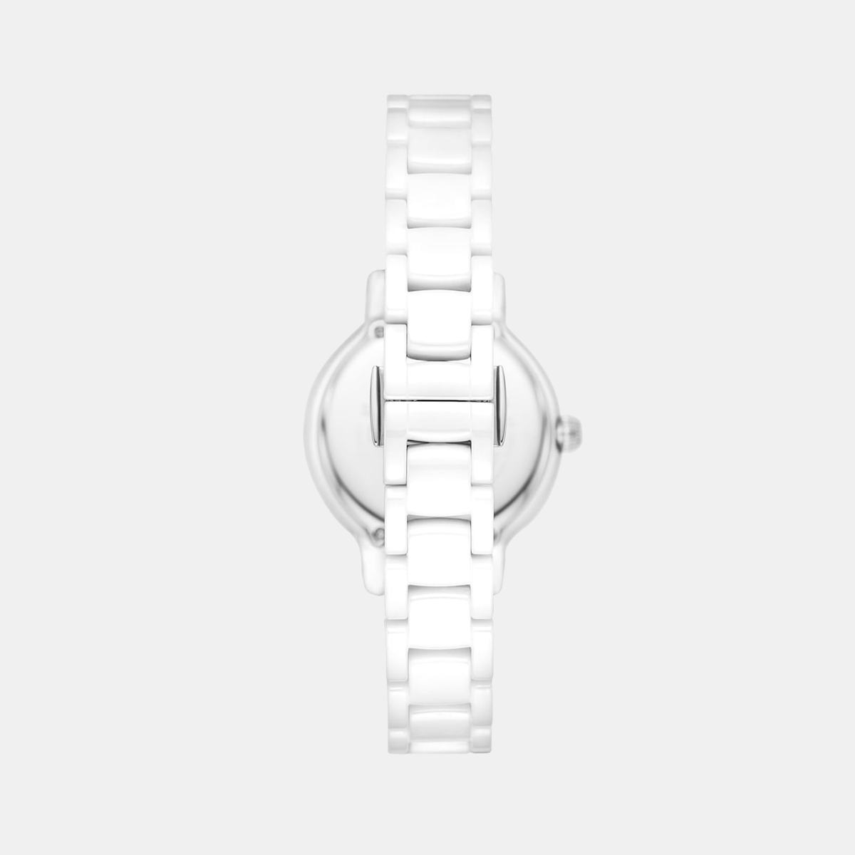 Cleo Women Quartz Silver Dial Analog Ceramic Watch AR70013