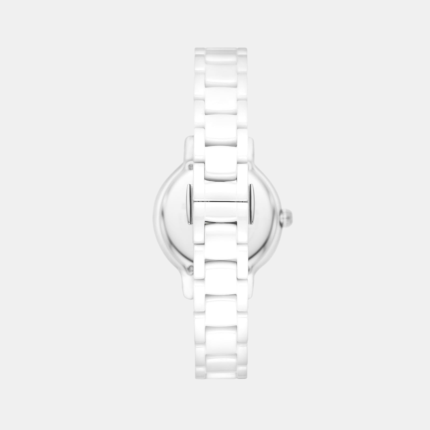Cleo Women Quartz Silver Dial Analog Ceramic Watch AR70013