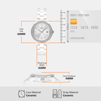 Emporio Armani Round Quartz Analog Women watch