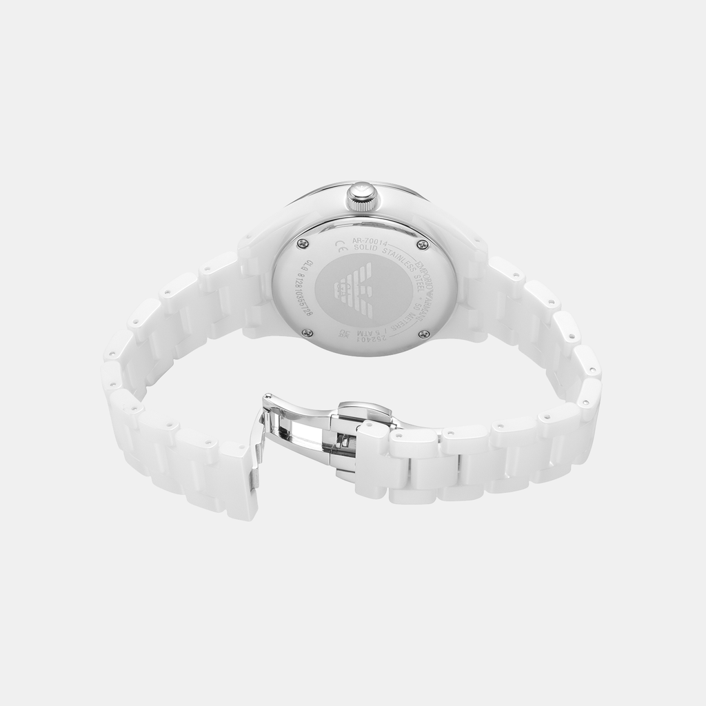 Emporio Armani Ceramic Silver watch