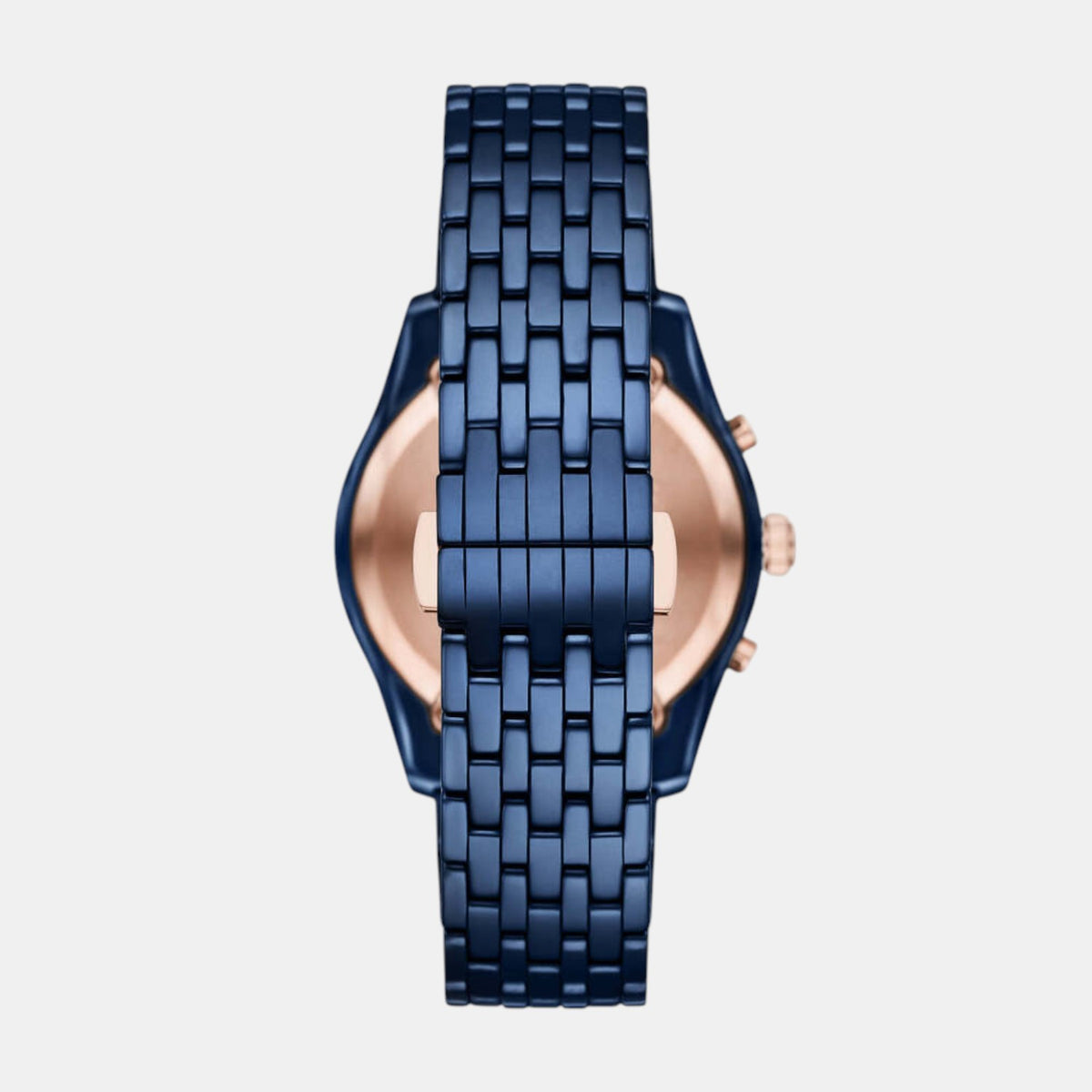 Men Quartz Blue Dial Analog Ceramic Watch AR70016