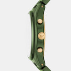 Men Quartz Green Dial Chronograph Ceramic Watch AR70017