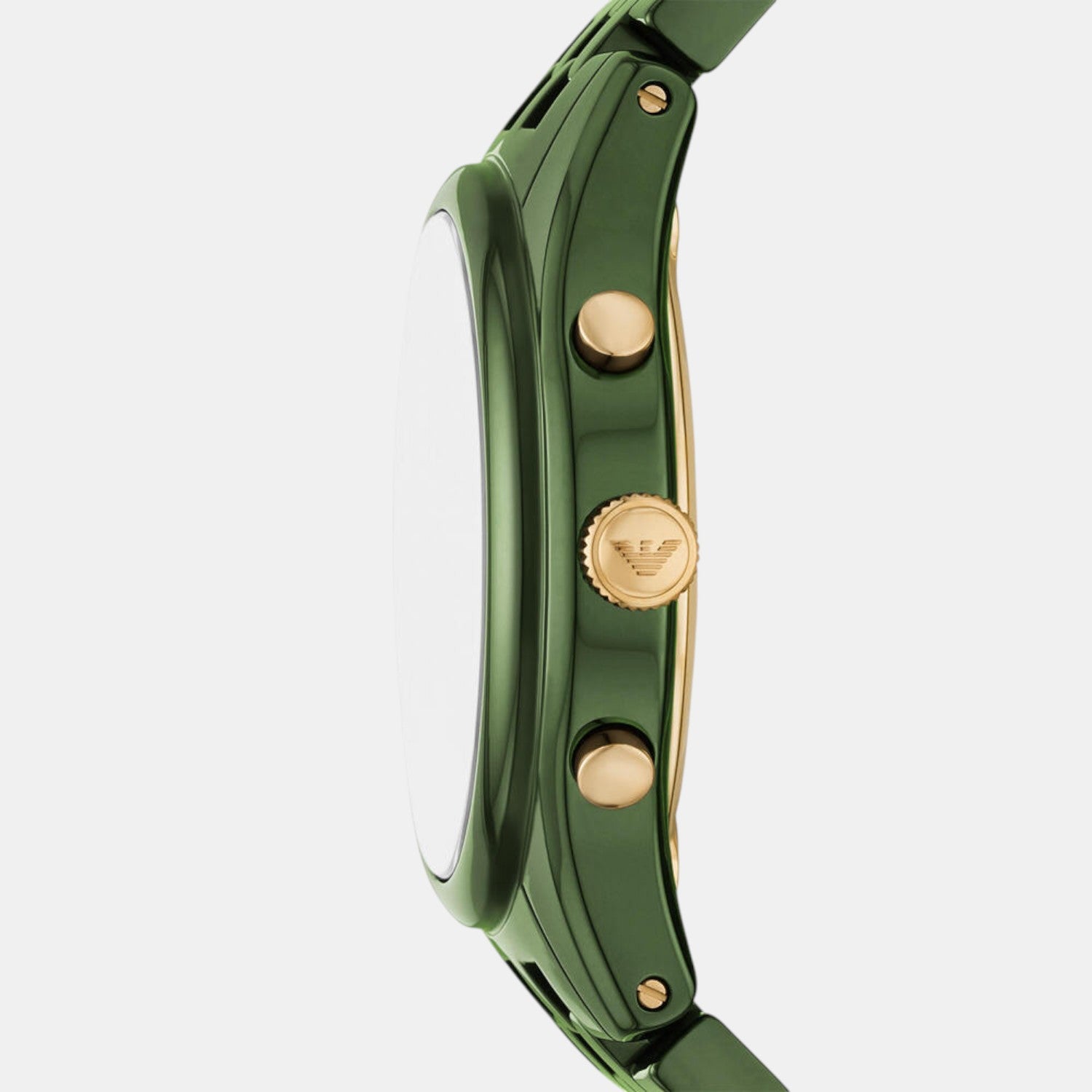 Men Quartz Green Dial Chronograph Ceramic Watch AR70017