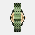 Men Quartz Green Dial Chronograph Ceramic Watch AR70017