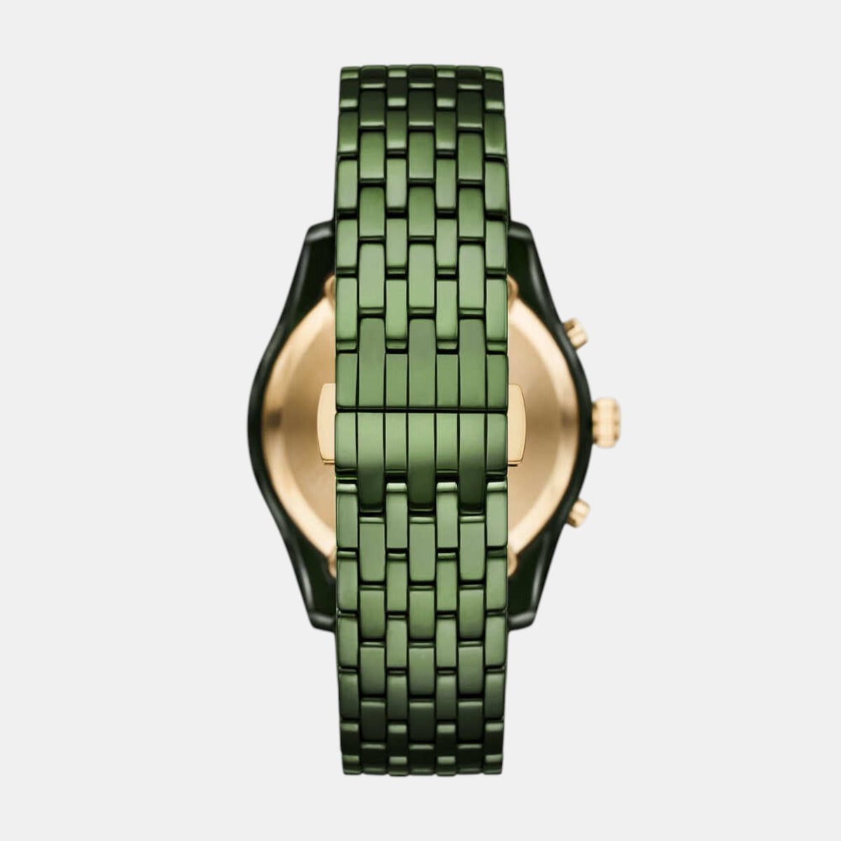 Men Quartz Green Dial Analog Ceramic Watch AR70017