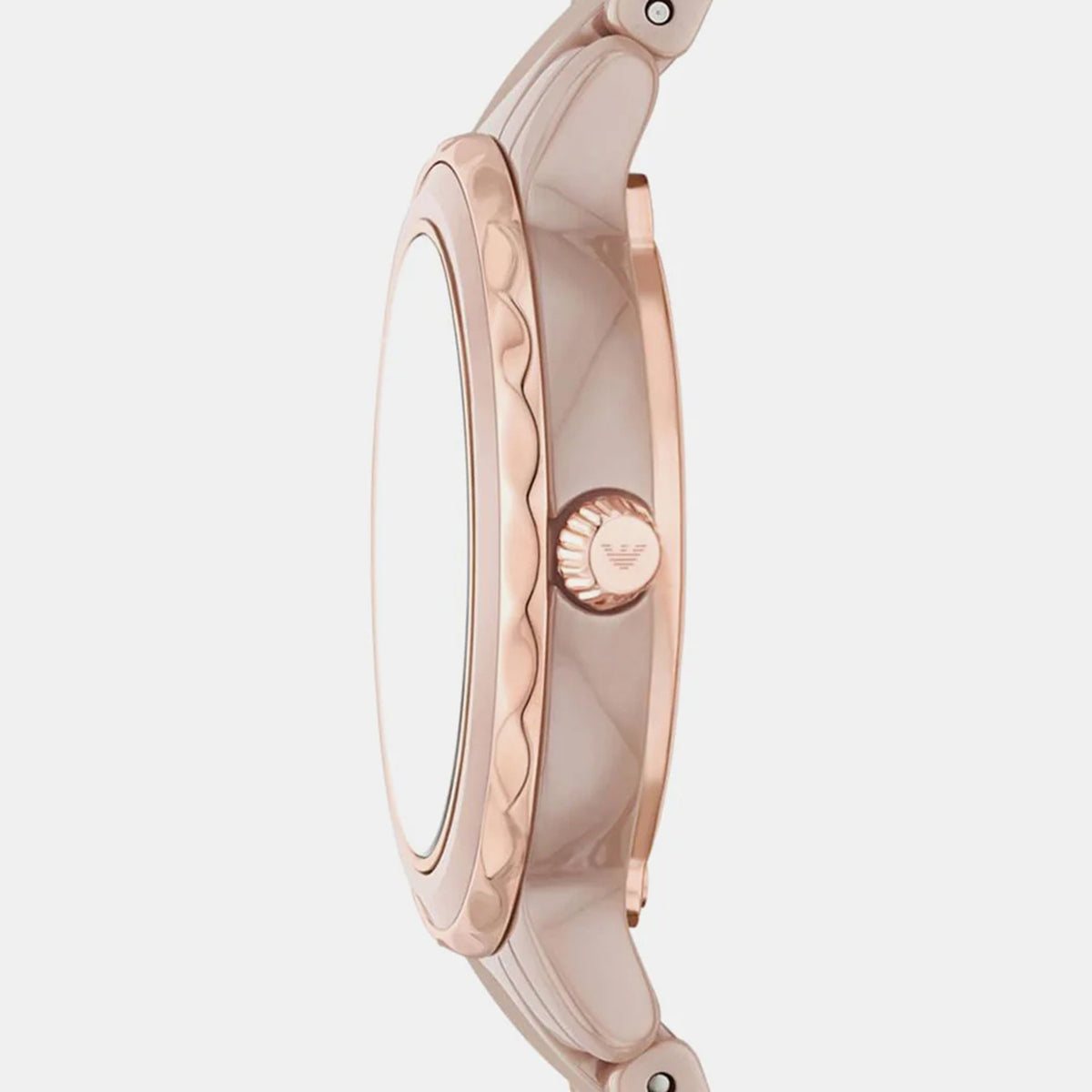 Women Quartz Mother Of Pearl Dial Analog Ceramic Watch AR70018