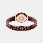 Women Quartz Brown Dial Analog Ceramic Watch AR70020