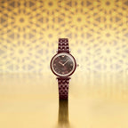 Women Quartz Brown Dial Analog Ceramic Watch AR70020