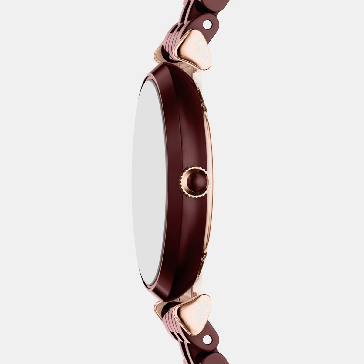 Women Quartz Brown Dial Analog Ceramic Watch AR70020