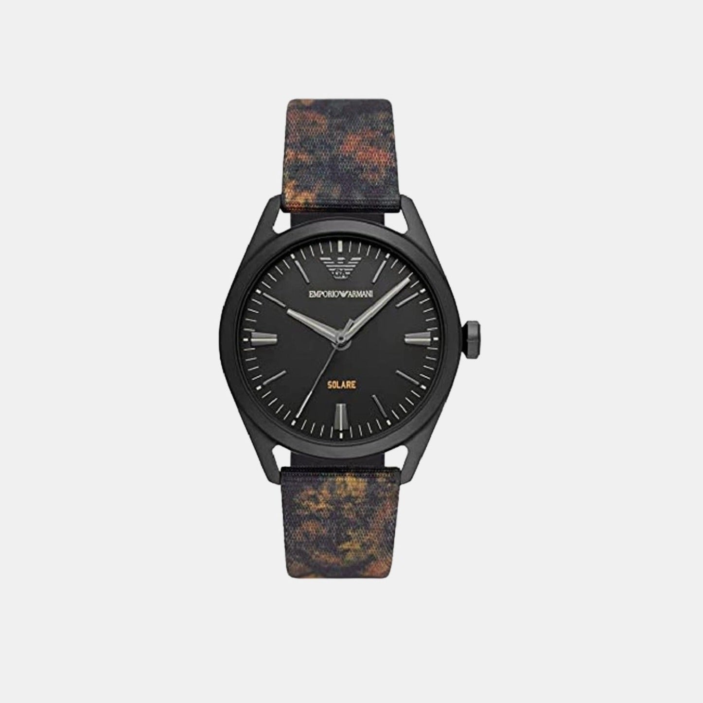 Emporio Armani Round Black Analog watch