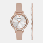 Emporio Armani Round Silver Analog watch