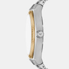 Men Quartz Black Dial Analog Stainless Steel Watch AR80077SET