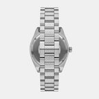 Men Quartz Black Dial Analog Stainless Steel Watch AR80077SET