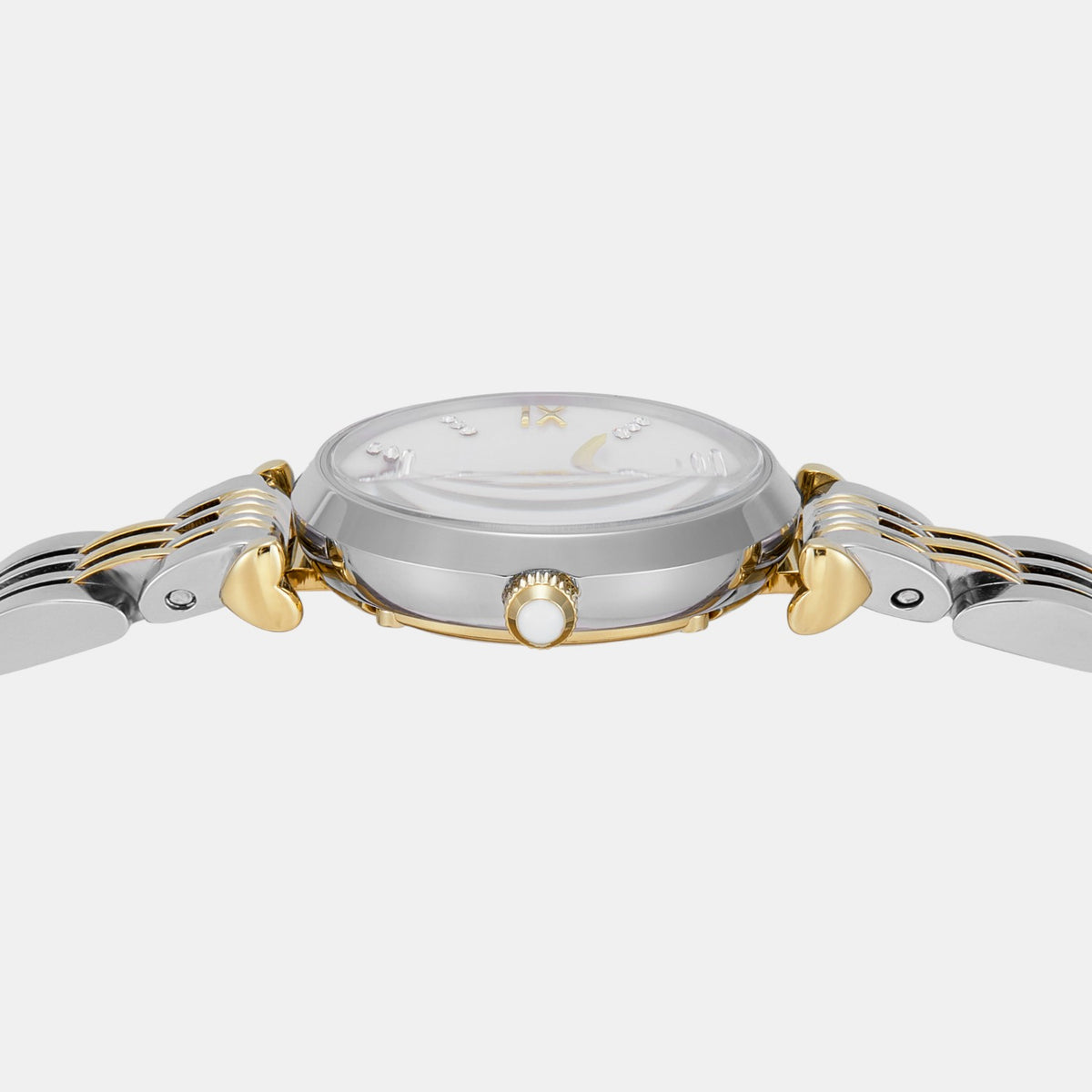 Women Quartz Mother Of Pearl Dial Analog Stainless Steel Watch AR80078SET
