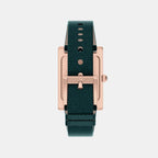 Women Quartz Mother Of Pearl Dial Analog Leather Watch AR80085SET