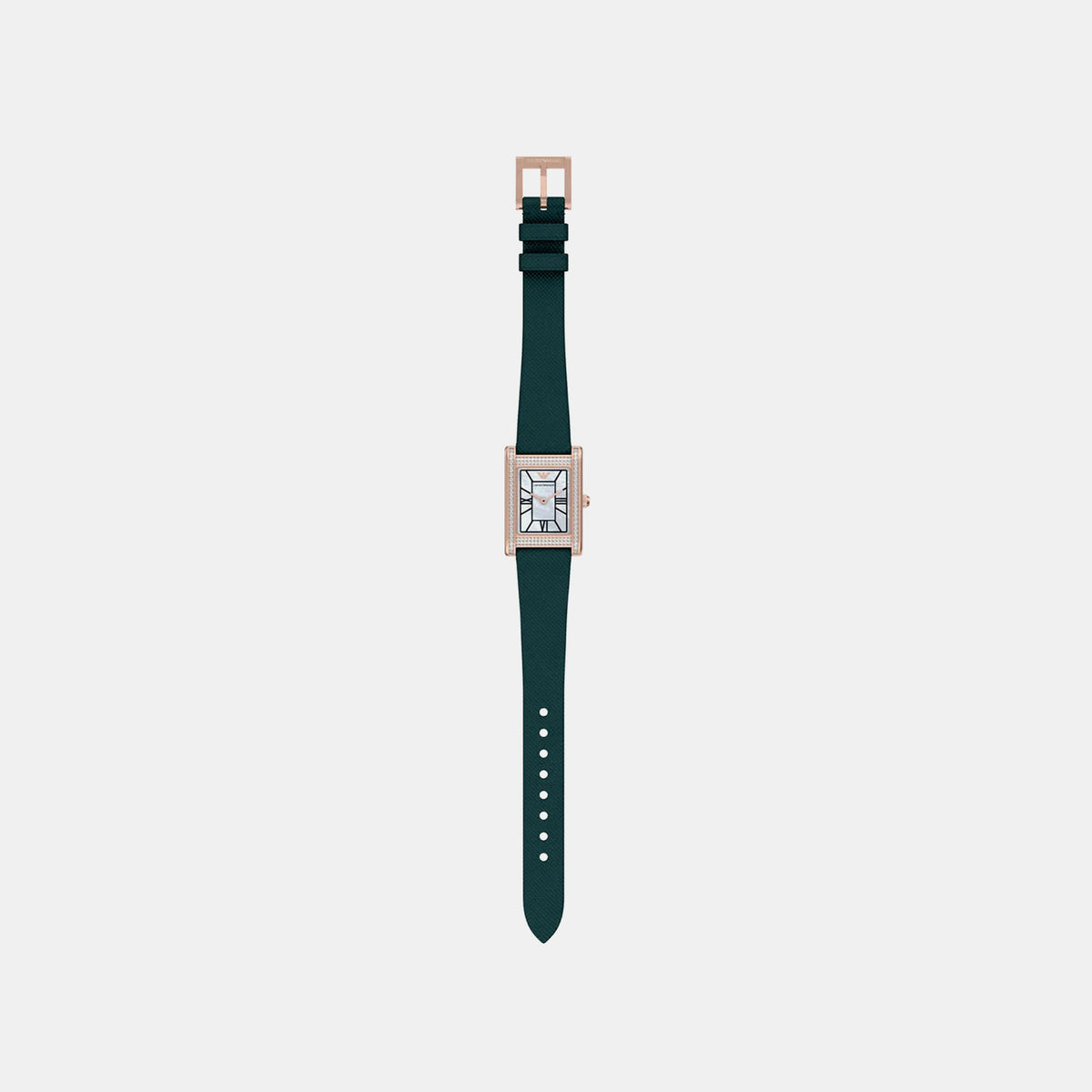 Women Quartz Mother Of Pearl Dial Analog Leather Watch AR80085SET