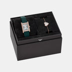 Women Quartz Mother Of Pearl Dial Analog Leather Watch AR80085SET