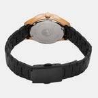 Men Quartz Black Dial Analog Stainless Steel Watch AS9R10X1