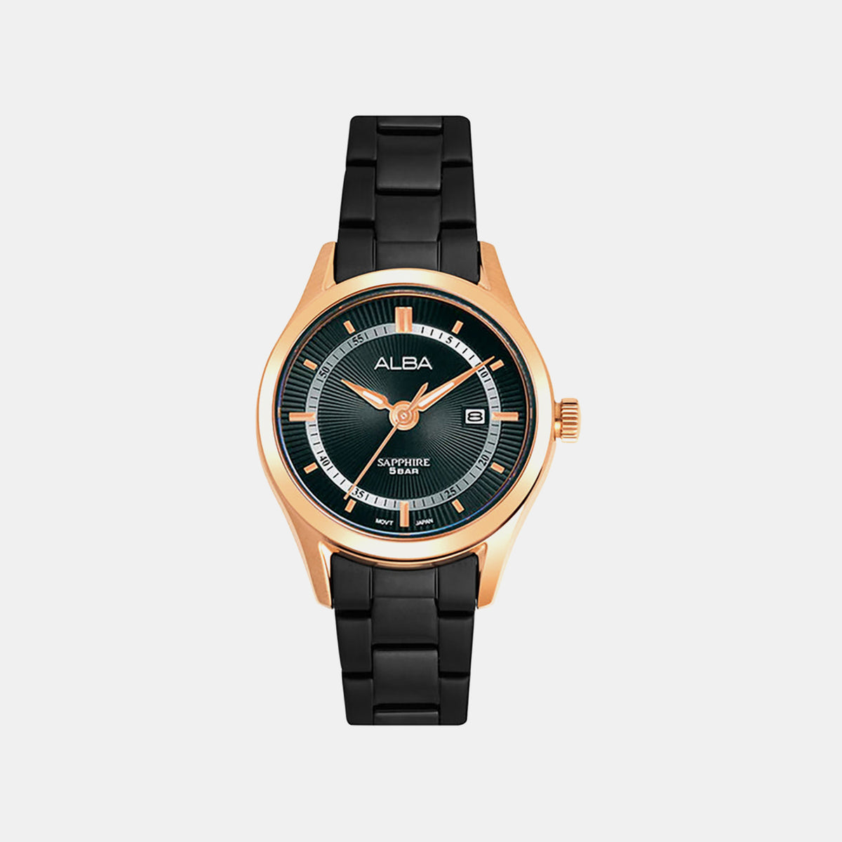 Prestige Men Quartz Black Dial Analog Stainless Steel Watch AS9R10X1