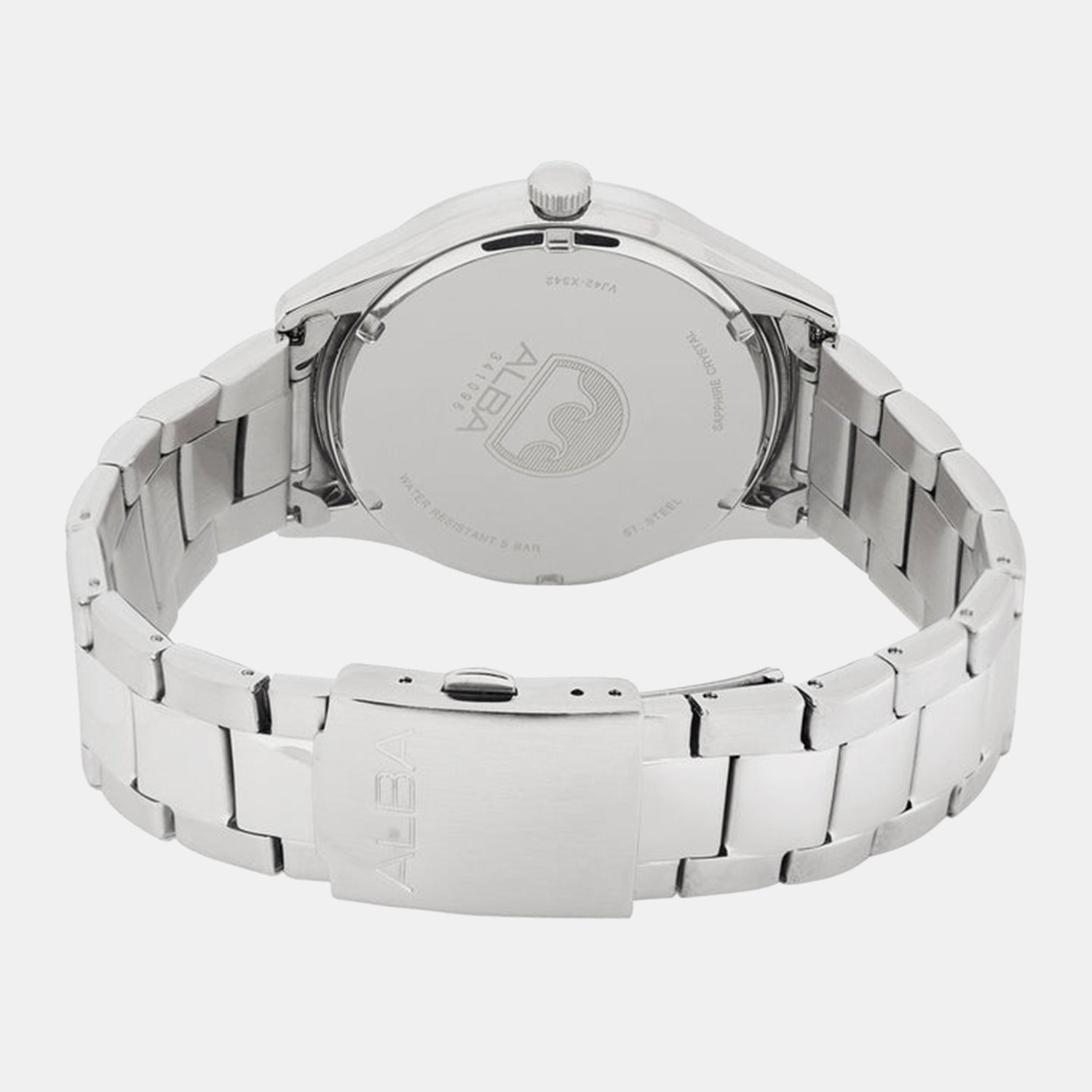 Men Quartz Black Dial Analog Stainless Steel Watch AS9R19X1