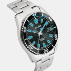 Men Quartz Black Dial Analog Stainless Steel Watch AS9R71X1