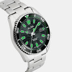 Men Quartz Black Dial Analog Stainless Steel Watch AS9R75X1