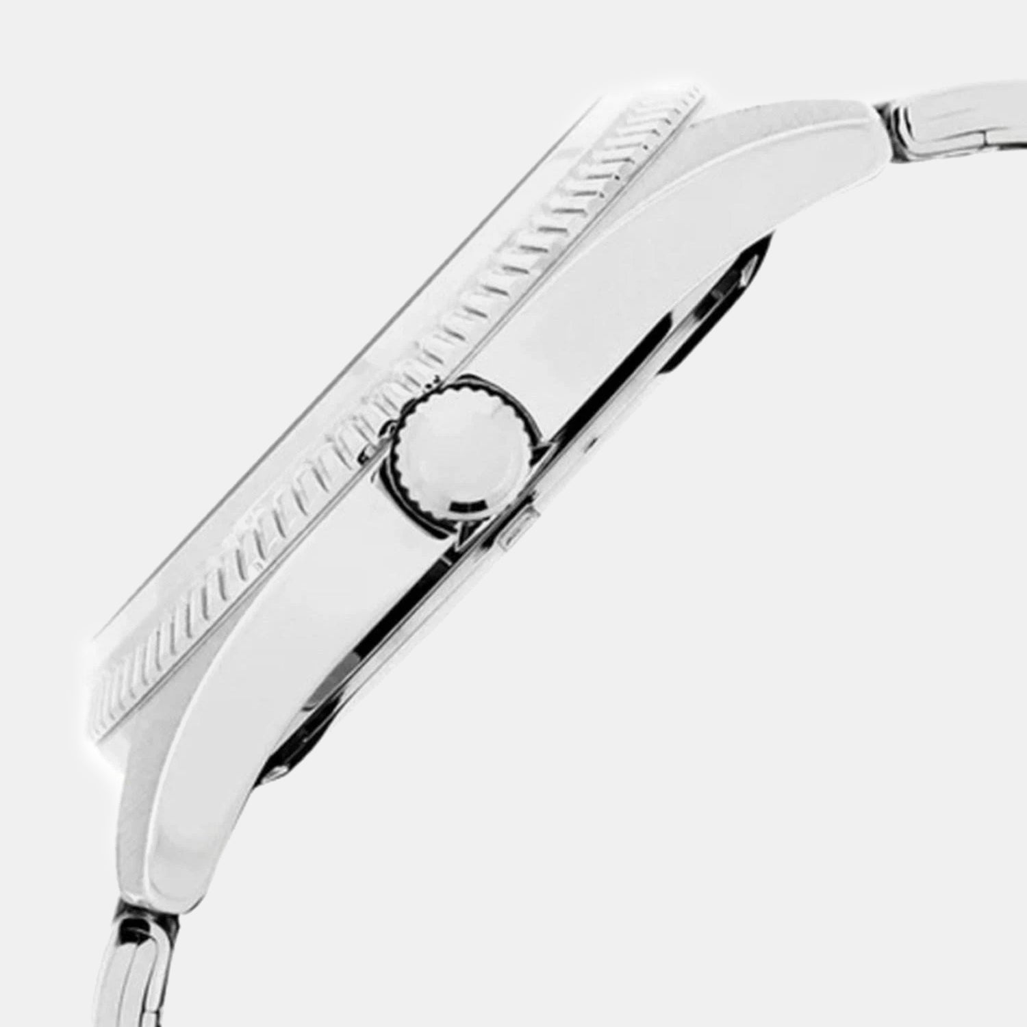 Unisex Quartz Blue Dial Analog Stainless Steel Watch AS9S71X1