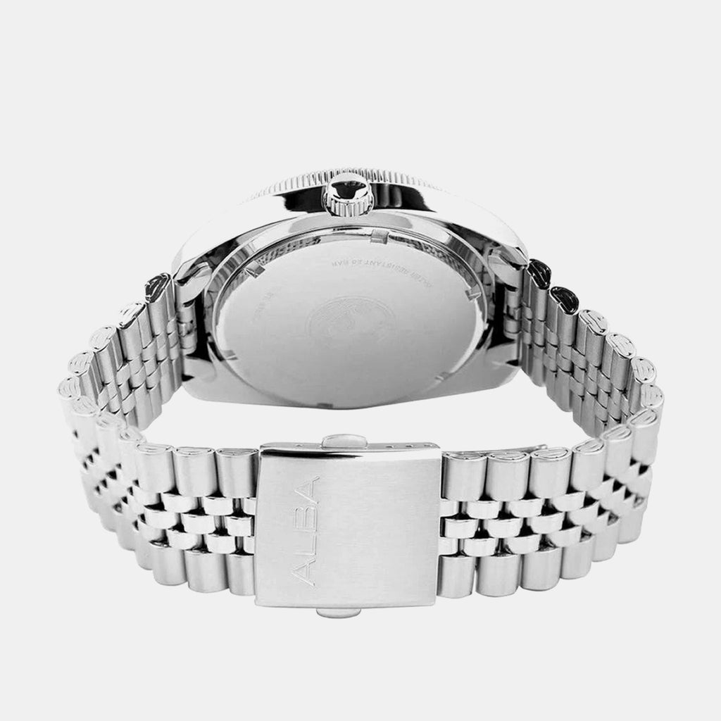 Men Quartz Blue Dial Analog Stainless Steel Watch AS9T79X1