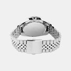 Men Quartz Silver Dial Analog Steel Watch AS9T87X1