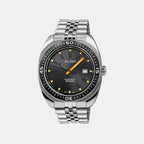 Men Quartz Silver Dial Analog Steel Watch AS9T87X1