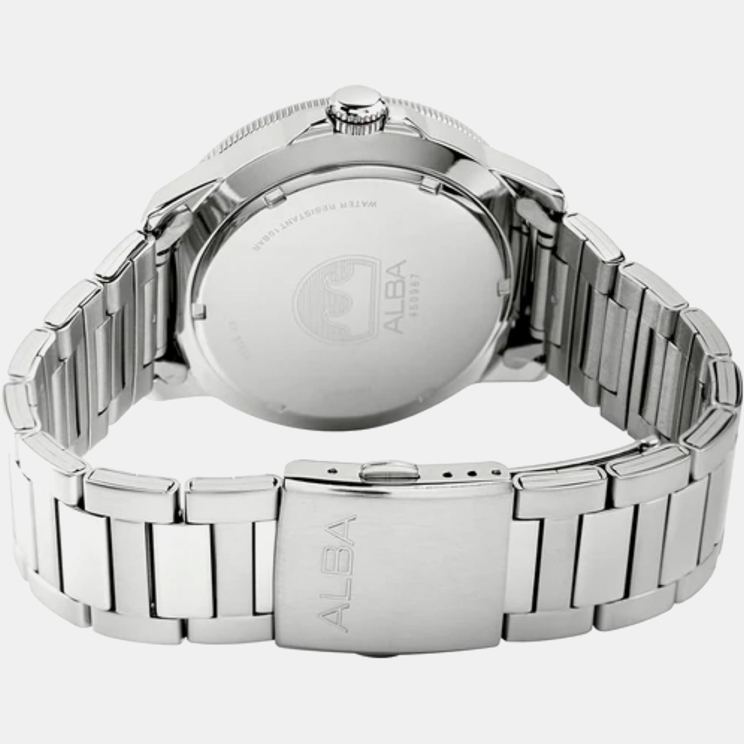 Men Quartz Brown Dial Analog Stainless Steel Watch AS9T91X1