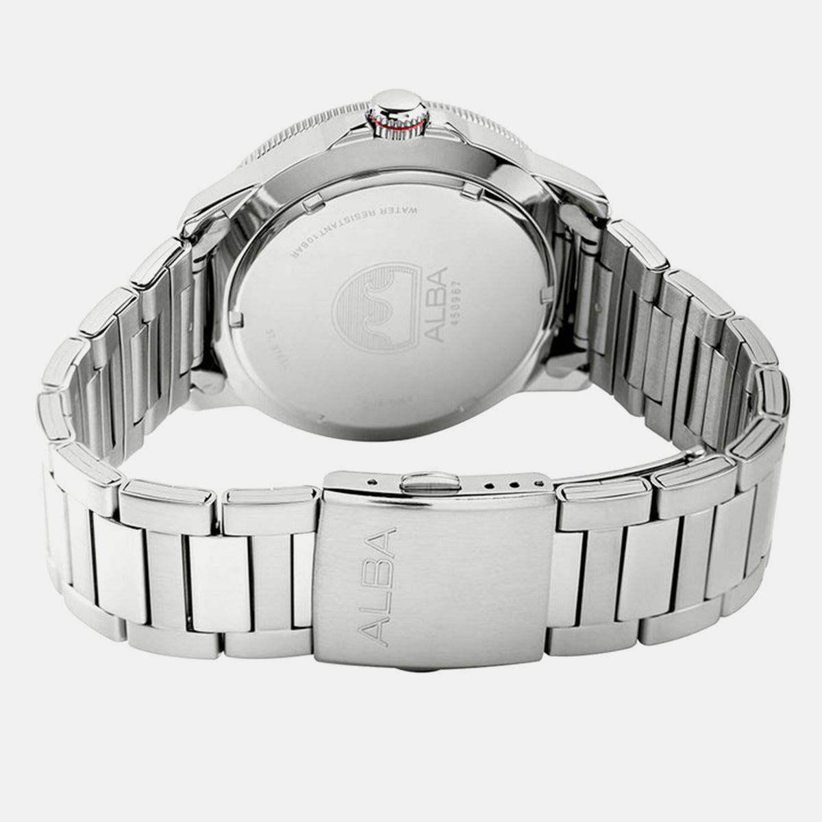 Active Men Quartz Blue Dial Analog Stainless Steel Watch AS9T97X1