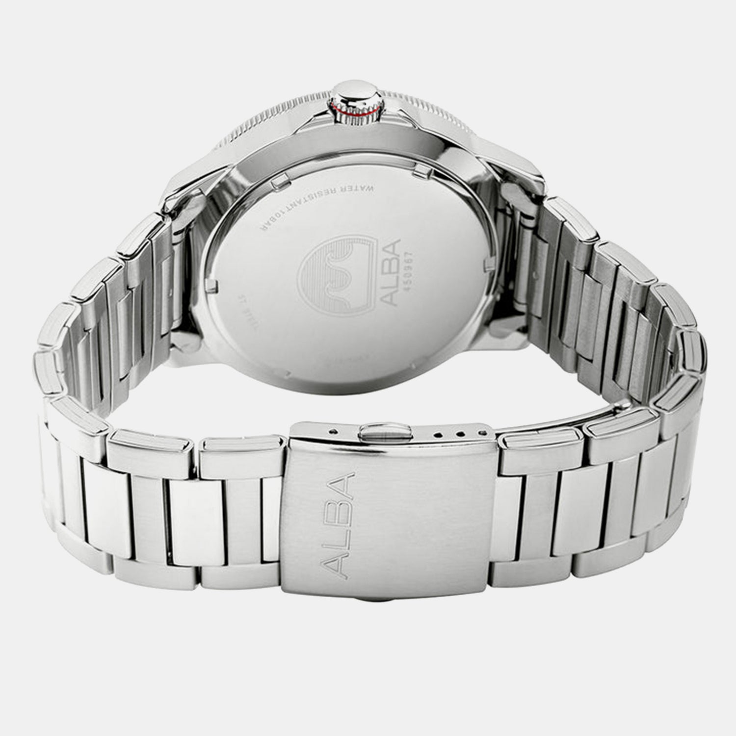 Men Quartz Blue Dial Analog Stainless Steel Watch AS9T97X1