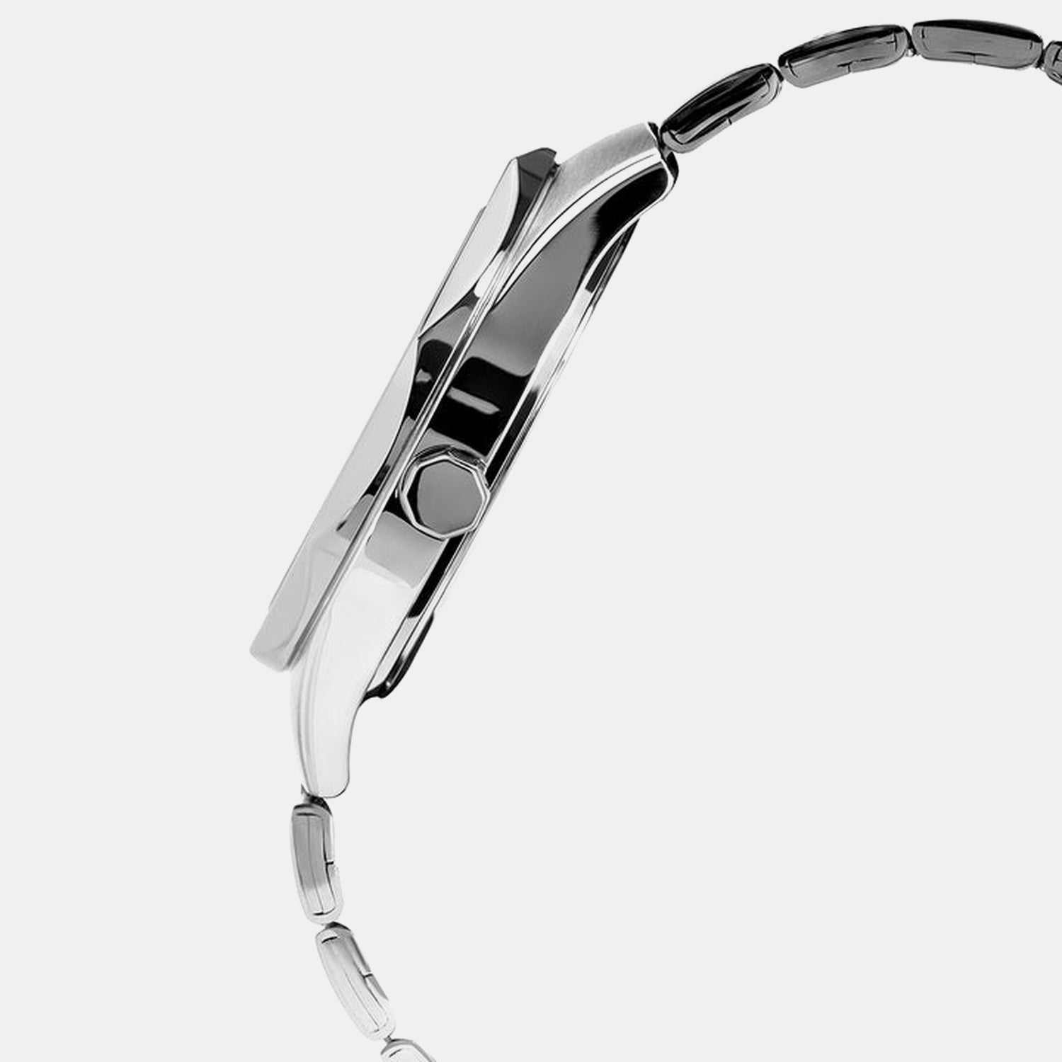 Men Quartz Blue Dial Analog Stainless Steel Watch AS9U57X1