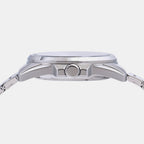 Men Quartz Cream Dial Analog Stainless Steel Watch AS9W05X1