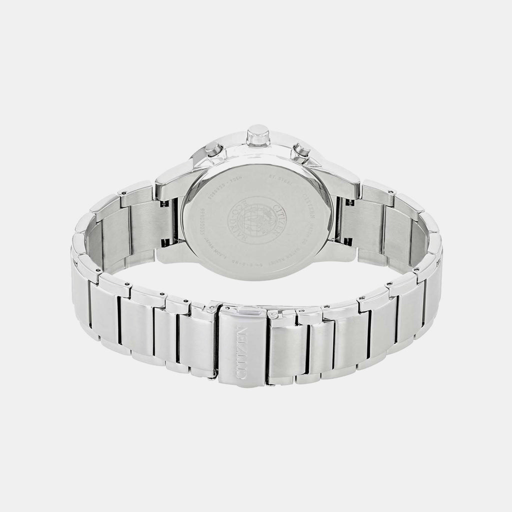 Axiom Men Quartz Black Dial Chronograph Stainless Steel Watch AT2240-51E