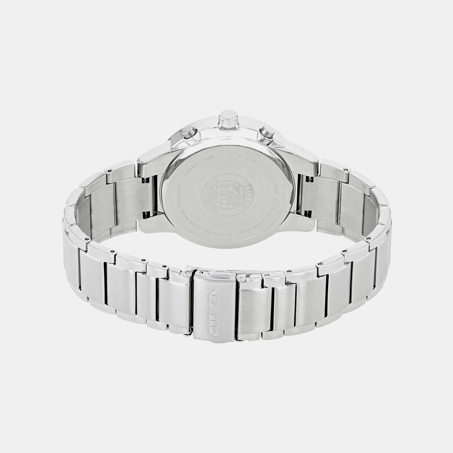 Axiom Men Quartz Black Dial Chronograph Stainless Steel Watch AT2240-51E