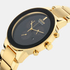 Axiom Men Quartz Black Dial Chronograph Stainless Steel Watch AT2242-55E