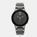 Axiom Men Quartz Black Dial Chronograph Stainless Steel Watch AT2245-57E