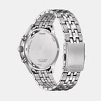 Men Quartz Blue Dial Chronograph Stainless Steel Watch AT2570-56L