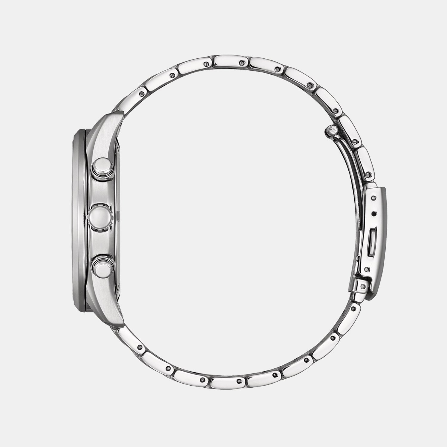 Men Quartz Blue Dial Chronograph Stainless Steel Watch AT2570-56L