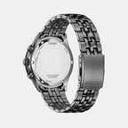 Men Eco-Drive Blue Dial Chronograph Stainless Steel Watch AT2577-57L