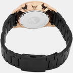 Signa Men Quartz Black Dial Chronograph Stainless Steel Watch AT3H80X1