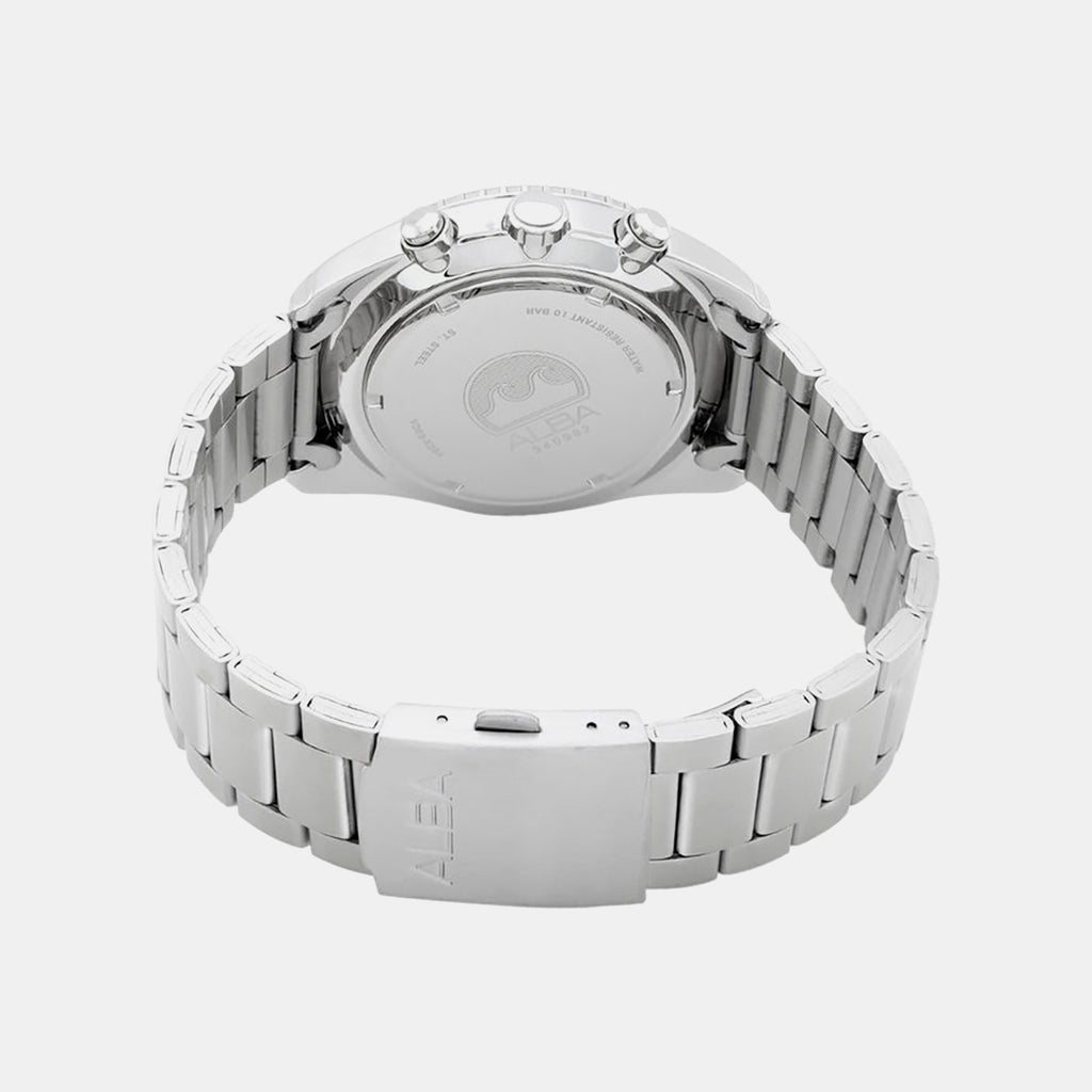 Signa Men Quartz Maroon Dial Analog Stainless Steel Watch AT3J11X1